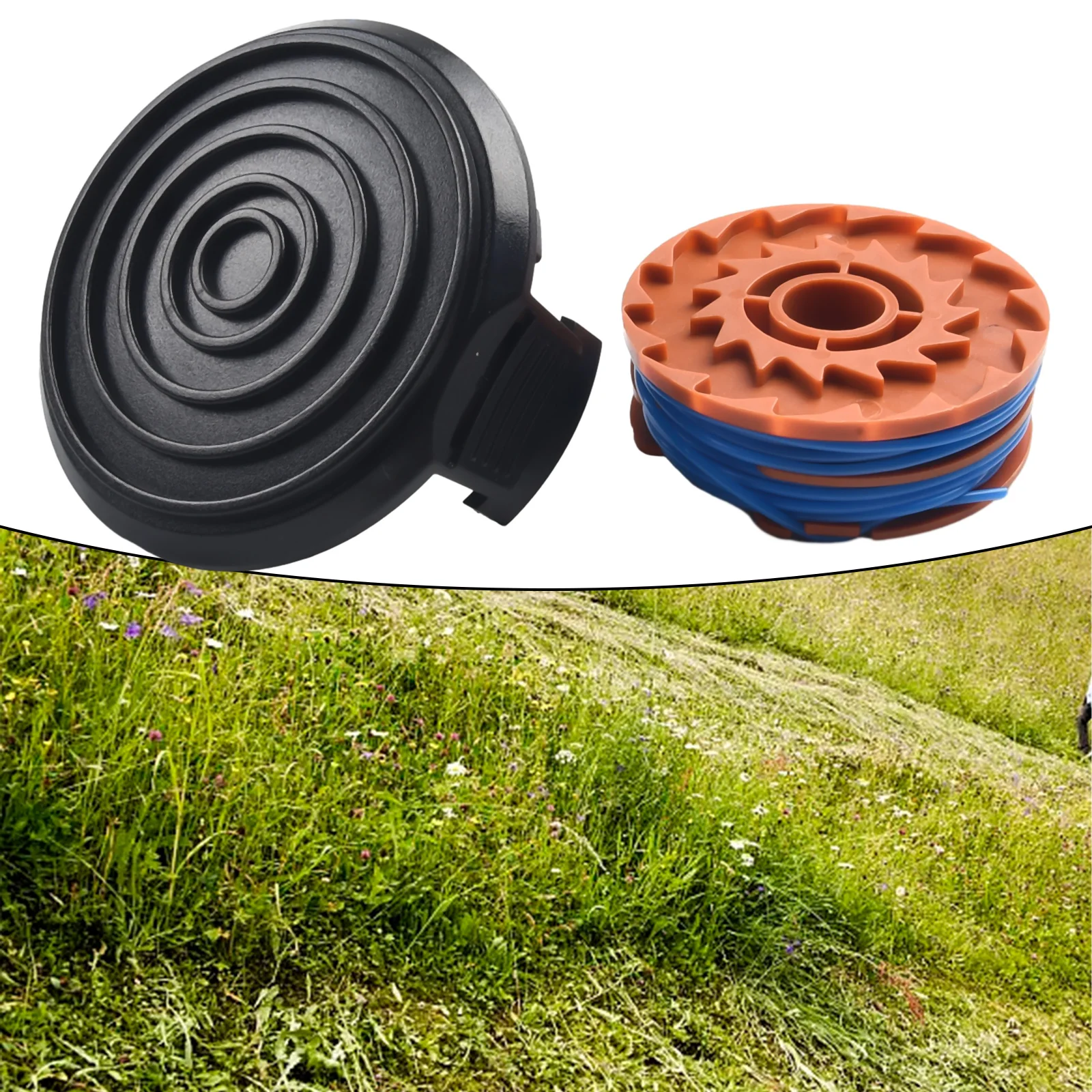 Lawnmower Head Cover Spool Line Cap Replace Spare 20FT/6.1M Accessories Grass Trimmers Replacement Part High Quality