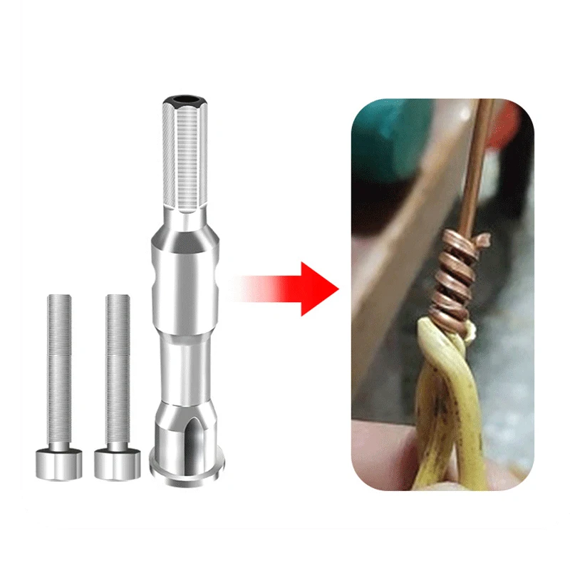 Imagem -04 - Ferramenta de Fio Torcido Automático Cabo de Linha Stripper Descascar Broca Conector de Torção Artefato de Decapagem Eletricista Ferramenta de Tira de Arame