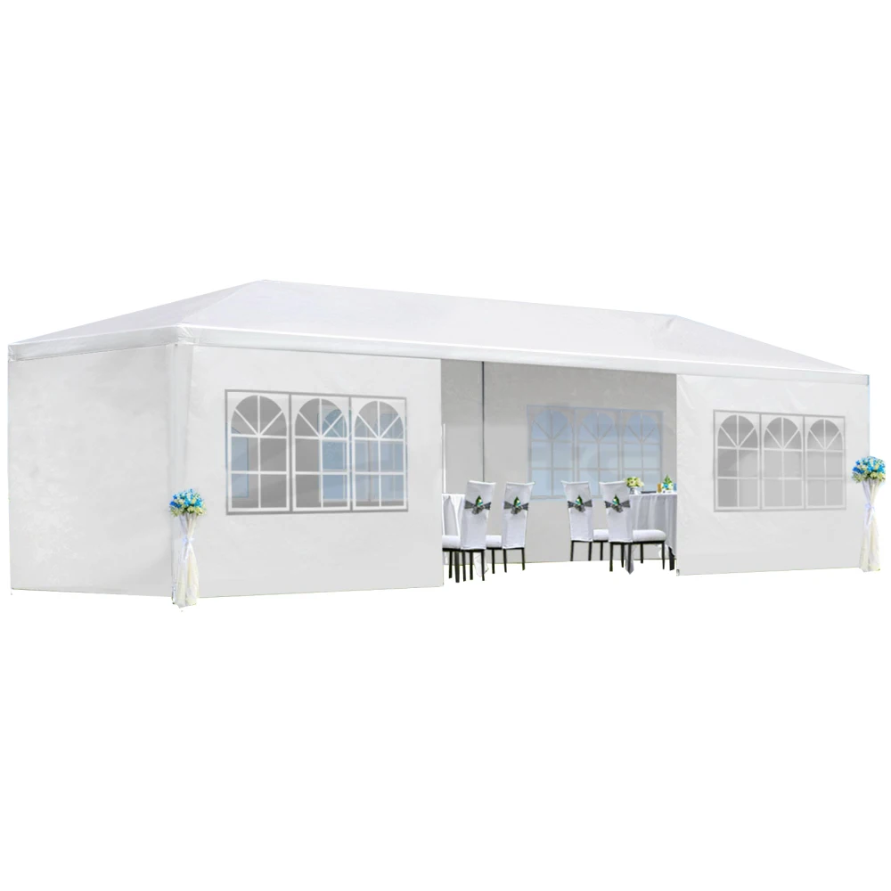 10x30' Wedding Party Canopy Tent Outdoor Gazebo with 8 Removable Sidewalls canopy tent  party tent  pergola aluminium  awning