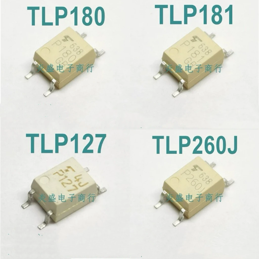 【10PCS】TLP181 P181GB P180 P127 P260J Transistor Bidirectional AC Output Imported Chip Mounted Optocoupler