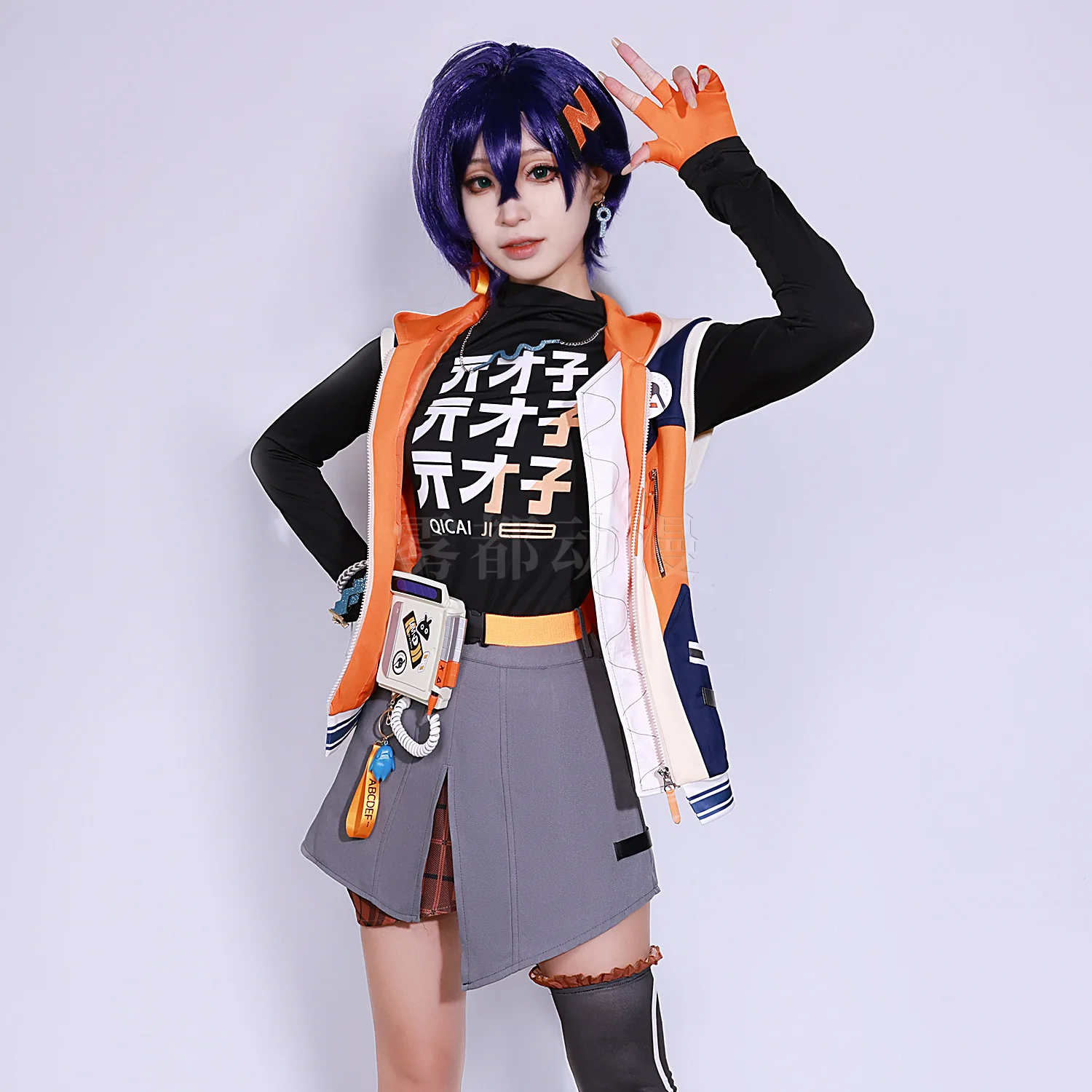 

Zenless Zone Zero cos Costume Roper Ling Zhe Cosplay Set anime Game Animation Costume Play Complete Set