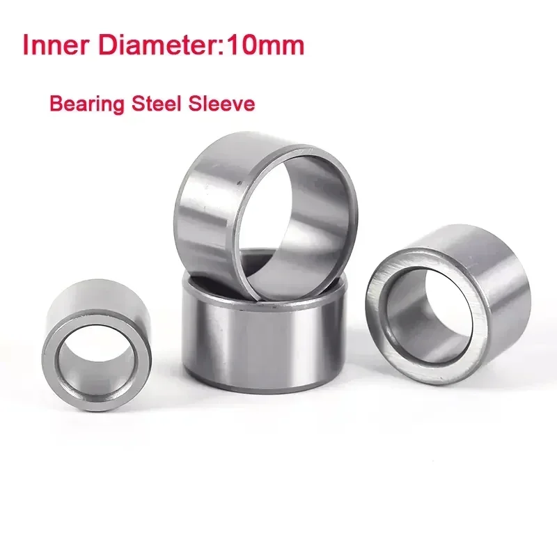 1Pcs Inside Diameter 10mm Bearing Steel Bushing Wear-resistant Sleeve Axle Sleeve Bushing Guide Sleeve