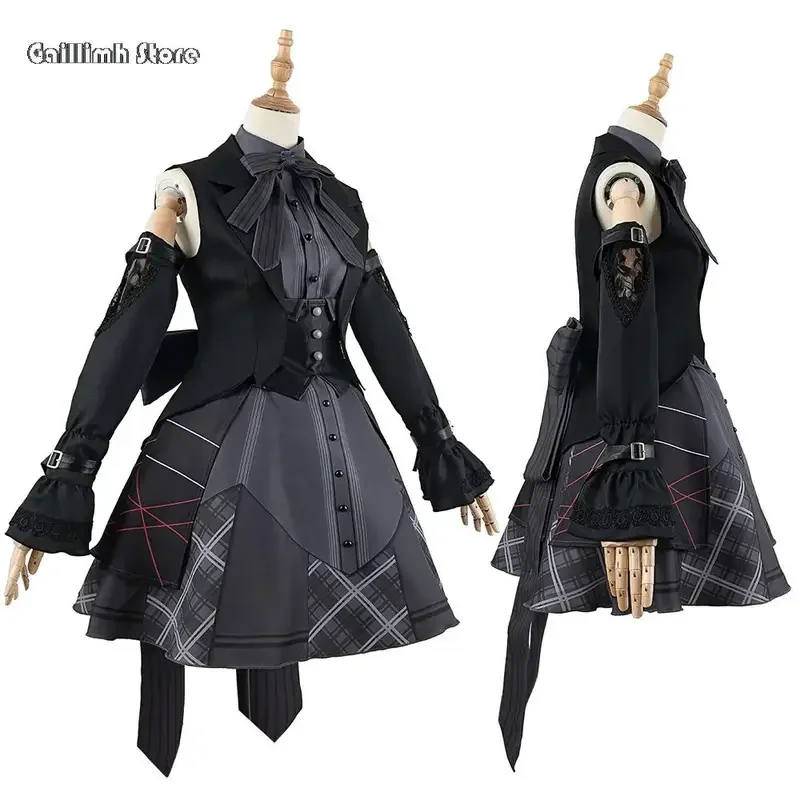 

EE01 Yoisaki Kanade Косплей Новый кожаный проект Sekai Красочные сценические наряды Аниме Хэллоуин Ролевые костюмы для косплея 0Ww