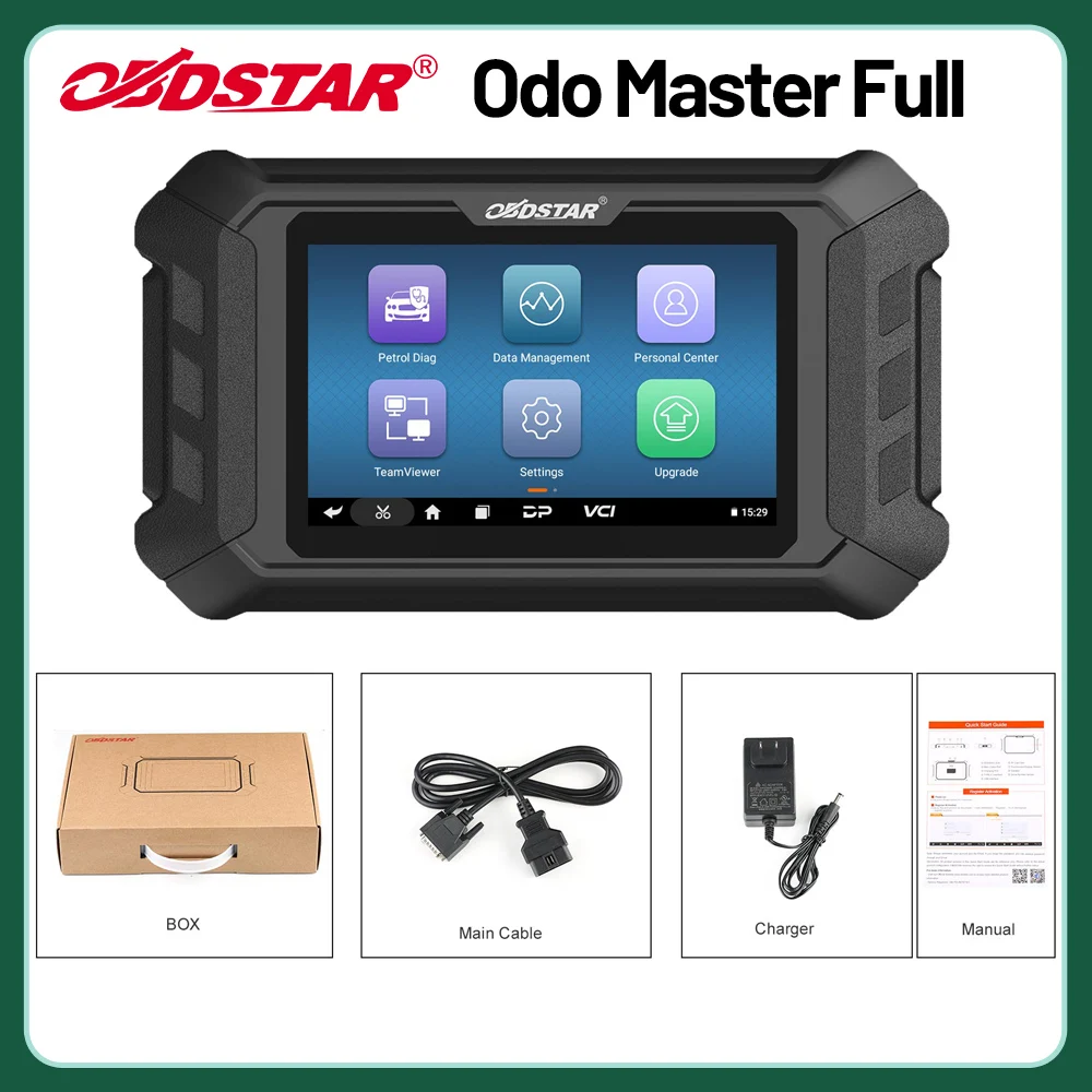 OBDSTAR Odo Master Full Version for Cluster Calibration Fit for Honda Ducati KTM Free FCA 12+8 Adapter OBD2 Oil Service Reset