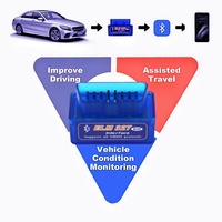 Mini Diagnostic Code Reader Engine Fault Detector ELM327 OBD2 Scanner Bluetooth Super Universal for Android iOS Car OBD2 Adapter