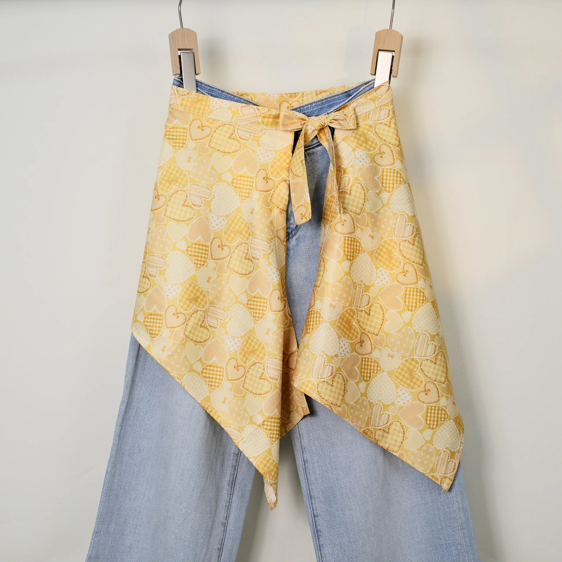 

Korean ins irregular double-sided lace up fart curtain women's spring and summer new fashion versatile layered skirt H1