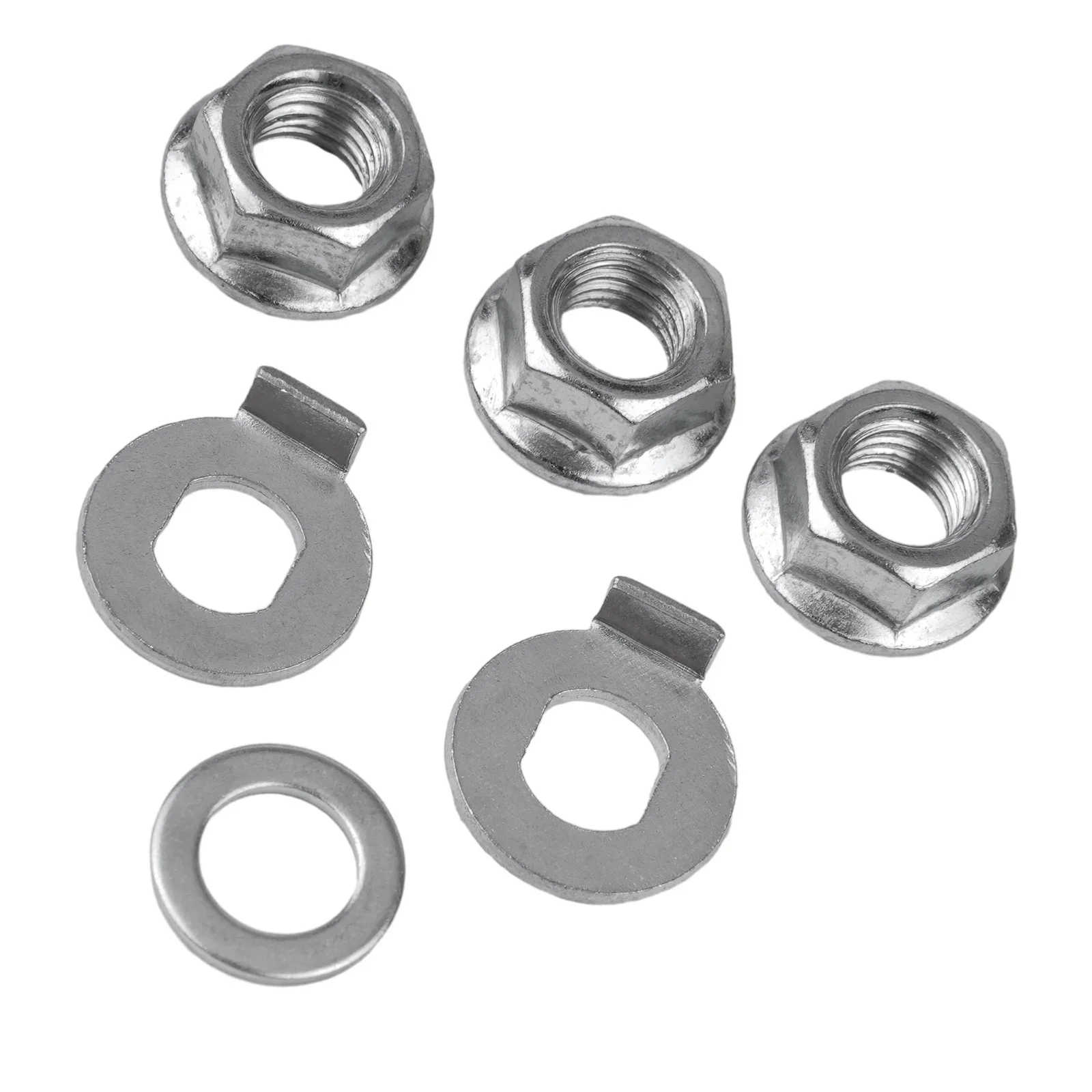 12mm Steel E-bike Hub Motor Nuts Safety Washer Front Or Rear Hub Motor Electric Bike Scooter Bicycle Replacement Nut Ebike Parts