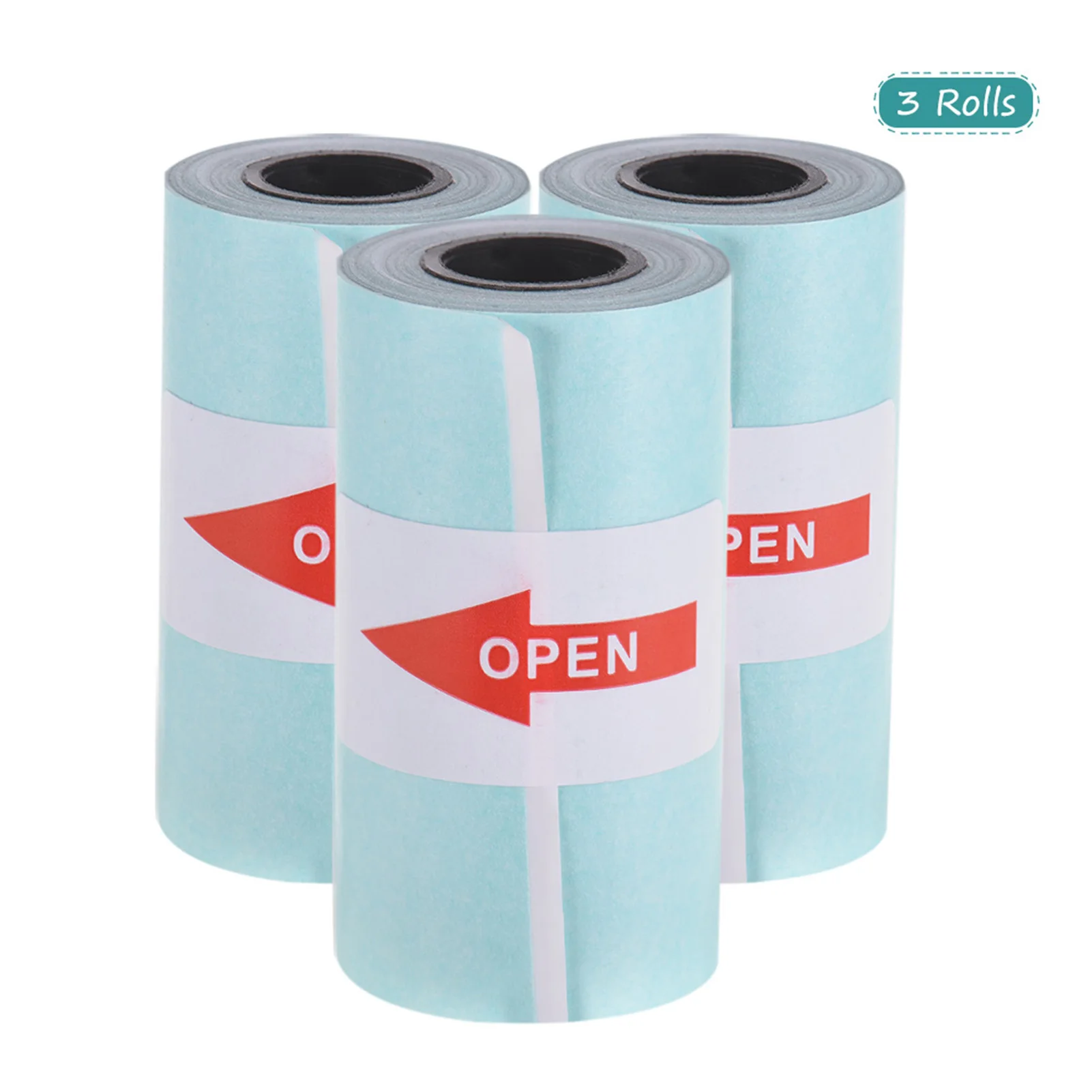 Rollo de papel térmico para impresora térmica de bolsillo PeriPage A6, autoadhesivo, 57x30mm