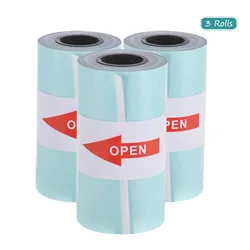 Paper Thermal Paper Roll 57*30mm With Self-adhesive For PeriPage A6 Pocket Thermal Printer