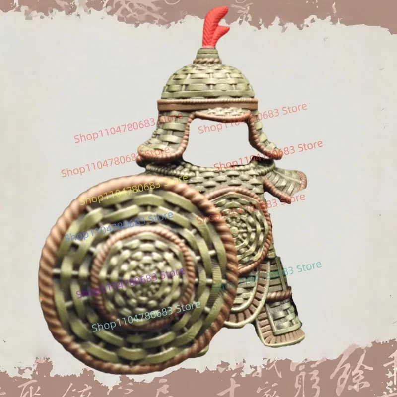 MOC Cartoon Mini Figuur Vintage Soldaat Montage Armor Accessoires Collectible Toy Beeldje Cadeau voor jongens