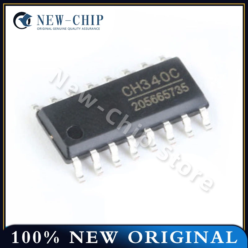 50PCS-500PCS/LOT CH340C SOP-16  NEW ORIGINAL