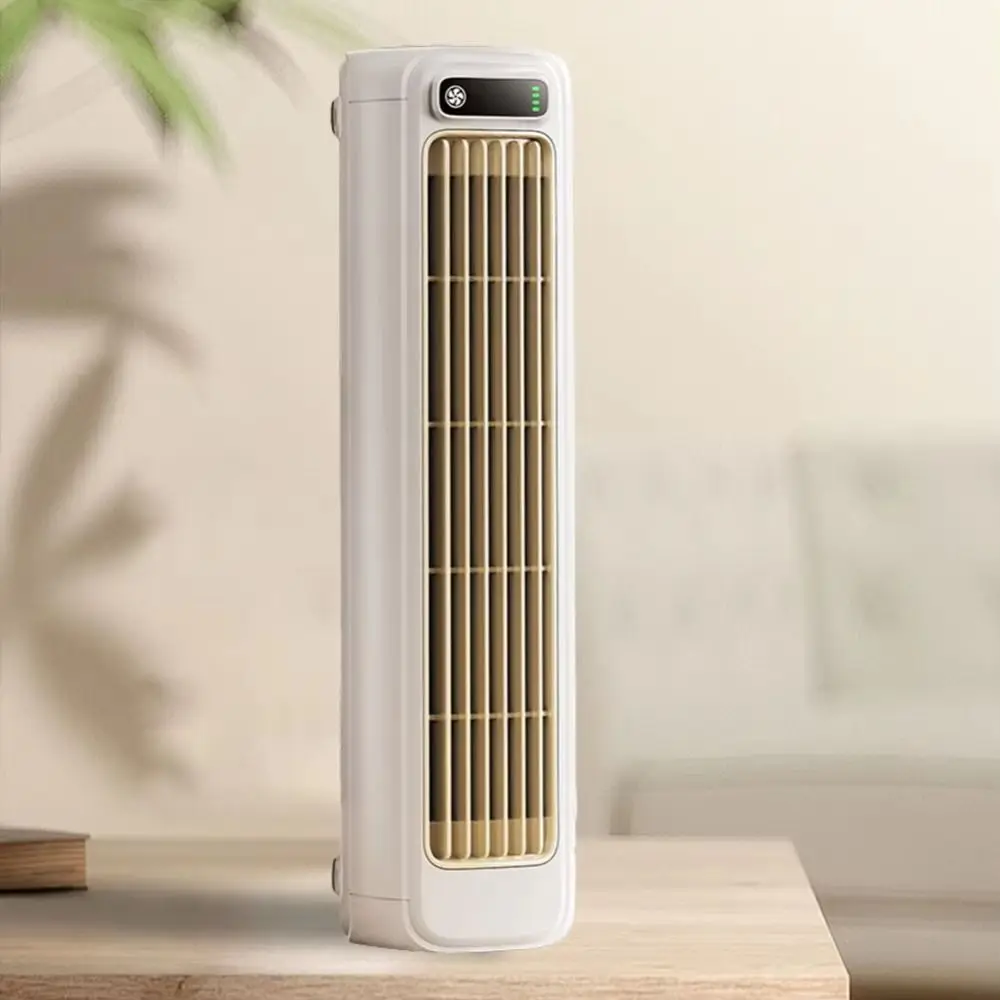 Ventilador de circulación, ventilador de torre de 3 velocidades, ventilador de montaje en pared recargable sin perforación, ventilador de aire acondicionado de pie silencioso para dormitorio