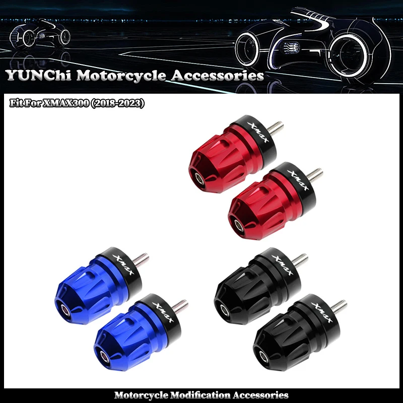 Motorcycle Handlebar Plug Balancer Block Fit For YAMAHA XMAX300 XMAX-300 2018-2023 2022 2021 Bar End Weights Anti Drop Cover