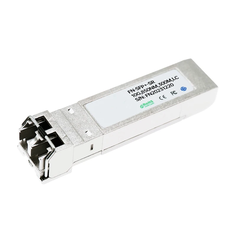 Moduł 10G 850NM 300M SR SFP + moduł Multi Mode Duplex LC Fibra nadajnik-odbiornik SFP kompatybilny z przełącznik światłowodowy Cisco/Mikrotik/H3C