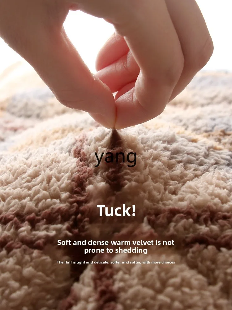 LMM winter three-layer thickened fleece coral fleece padded cotton women's autumn and winter loungewear