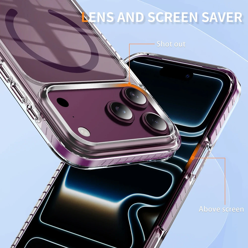 Coque de téléphone transparent - Clear Shockproof Bumper Case avis et prix
