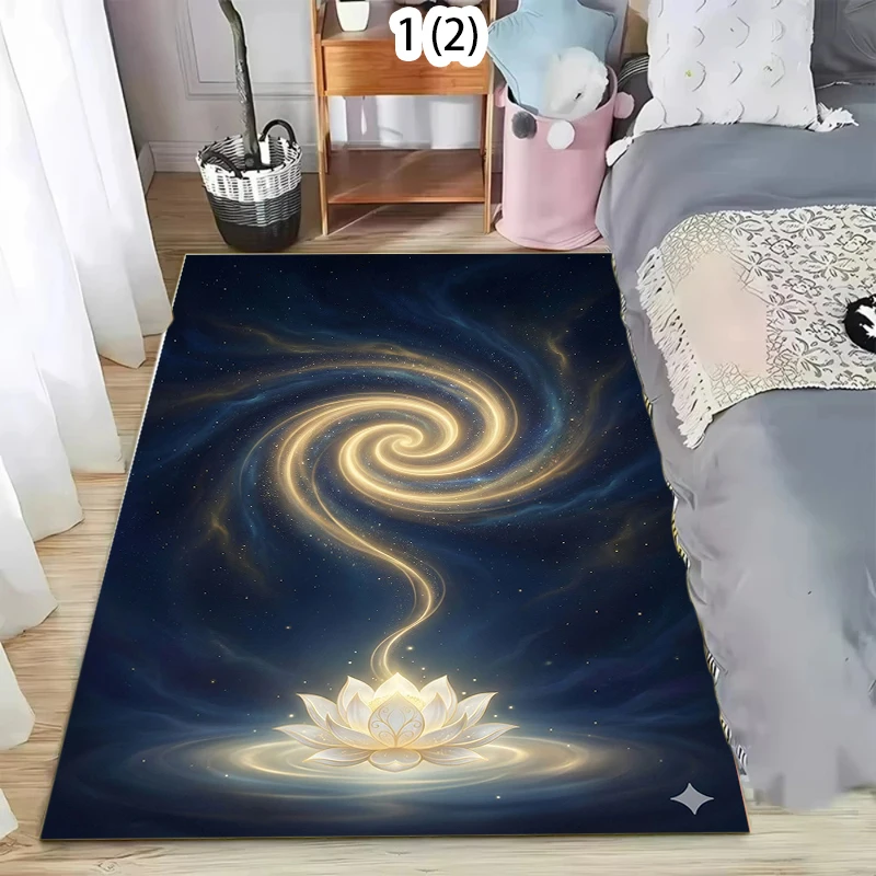 HD Pretty Flower Daisy Rose Chrysanthemum Carpet Rug for Home Living Room Bedroom Sofa Doormat Decor,Kids Area Rug  Home