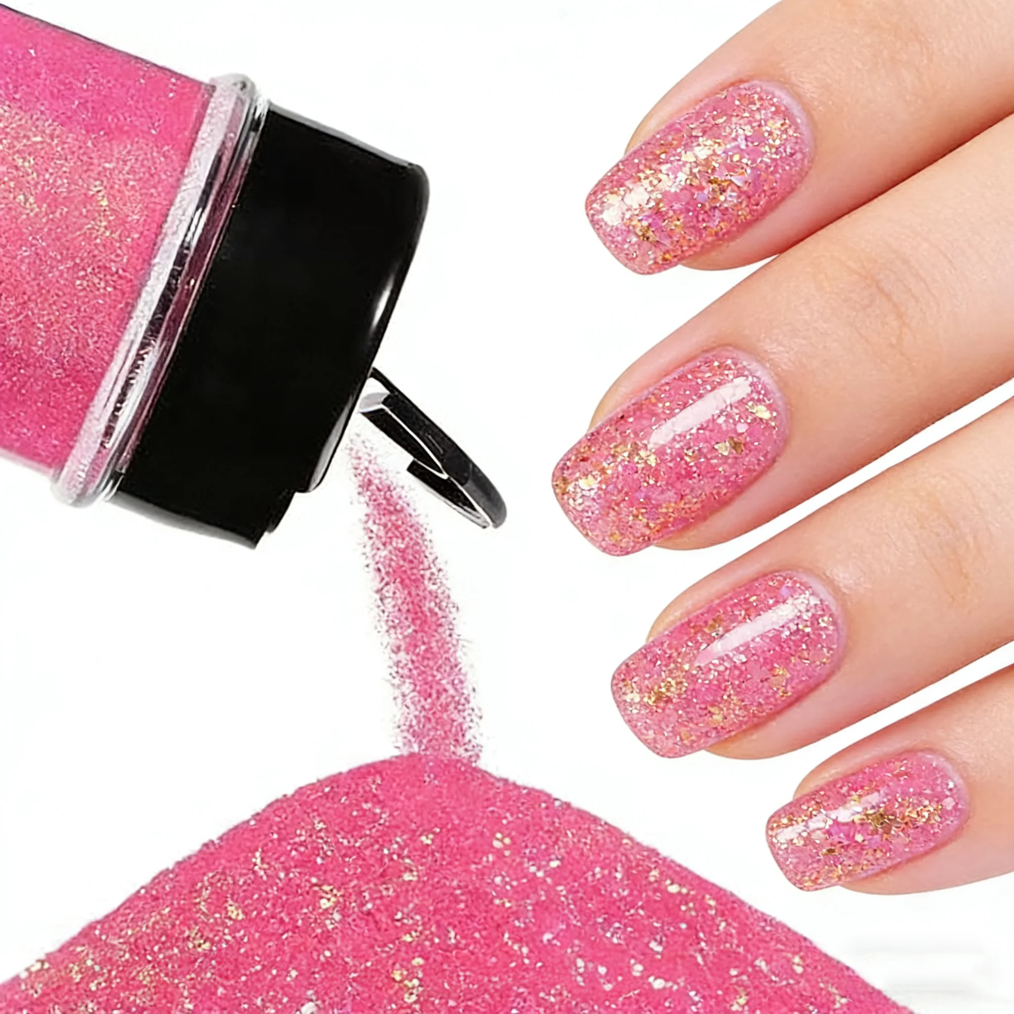 Holografischer Extra Feiner Glitzer - Türkisfarbener Glitzer 50 g/1,76 oz, 0,2MM Epoxid-Glitzer für Harz, Kunst, Handwerk, Nägel, Kerzenherstellung – Detail 18