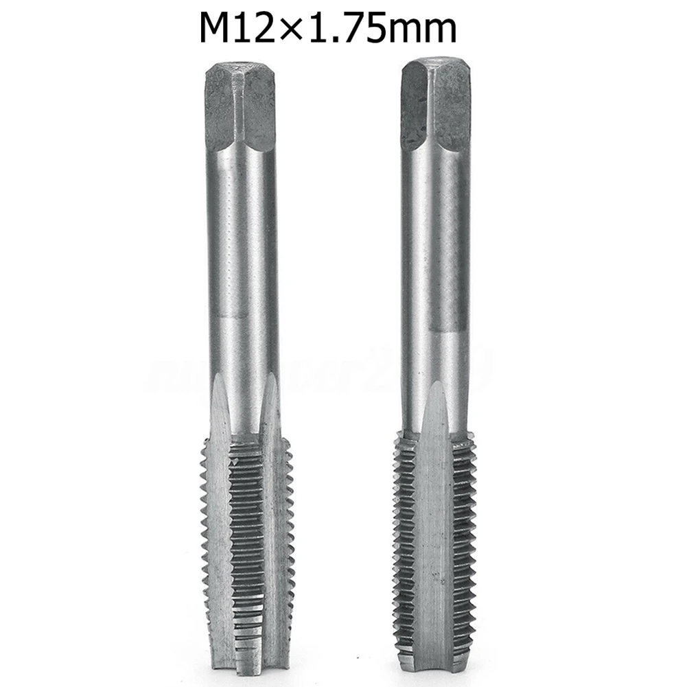 Professional Tools for Thread Repair or Creation 2PCSSet HSS Spiral Point Straight Fluted Screw Thread Metric Hand Tap Drills