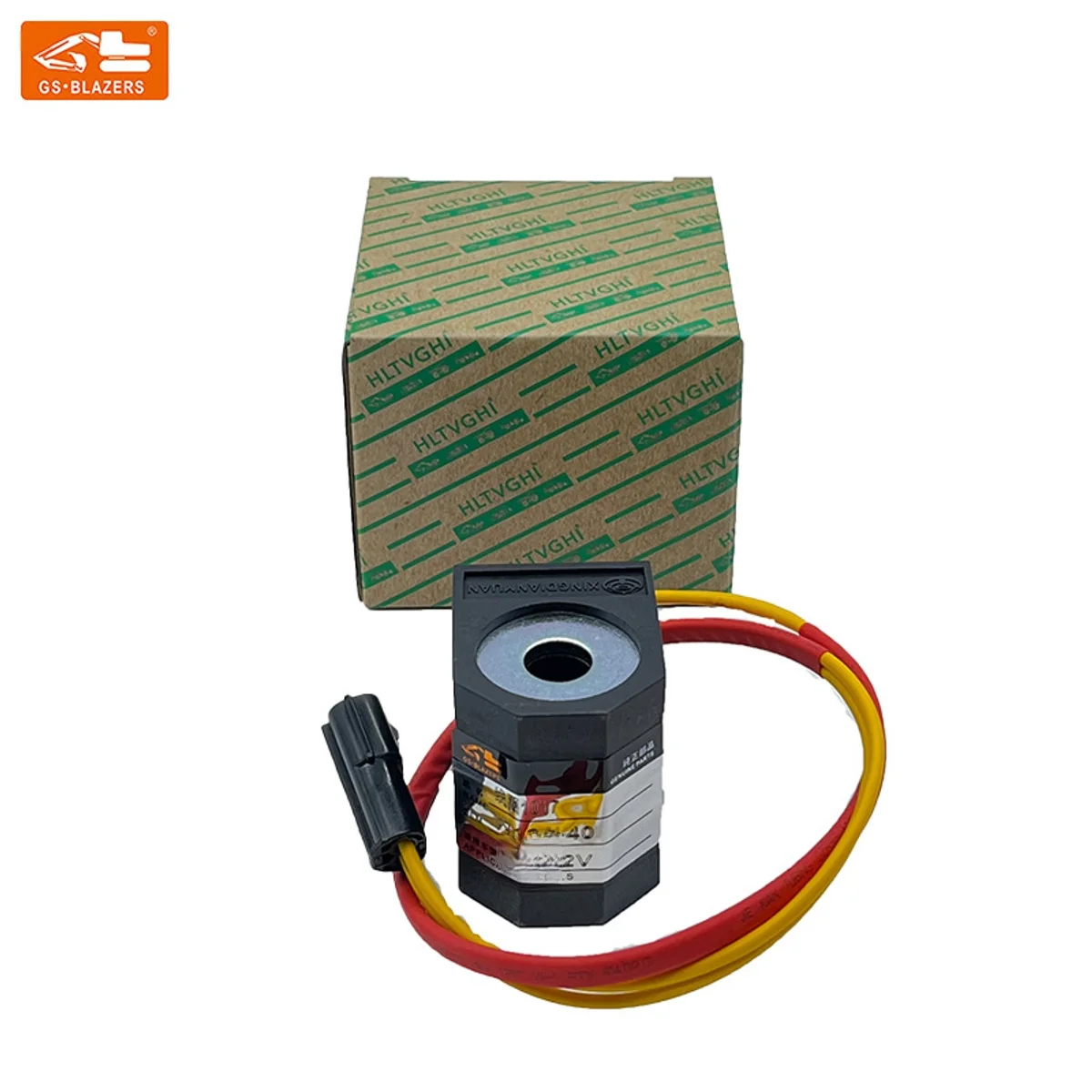 For Pilot Swing Solenoid Valve Coil 1017 Excavator Engineering Machinery Parts
