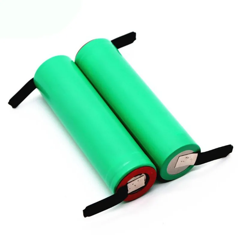 Hair clipper charging lithium battery 18650 2500mAh 3.7V electric push shear battery 18650 with solder legs and pads