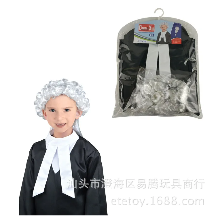 Children Lawyer Judge Gown Clothes Doctor Nurse Costume Pilot Show Costumes Performance Props