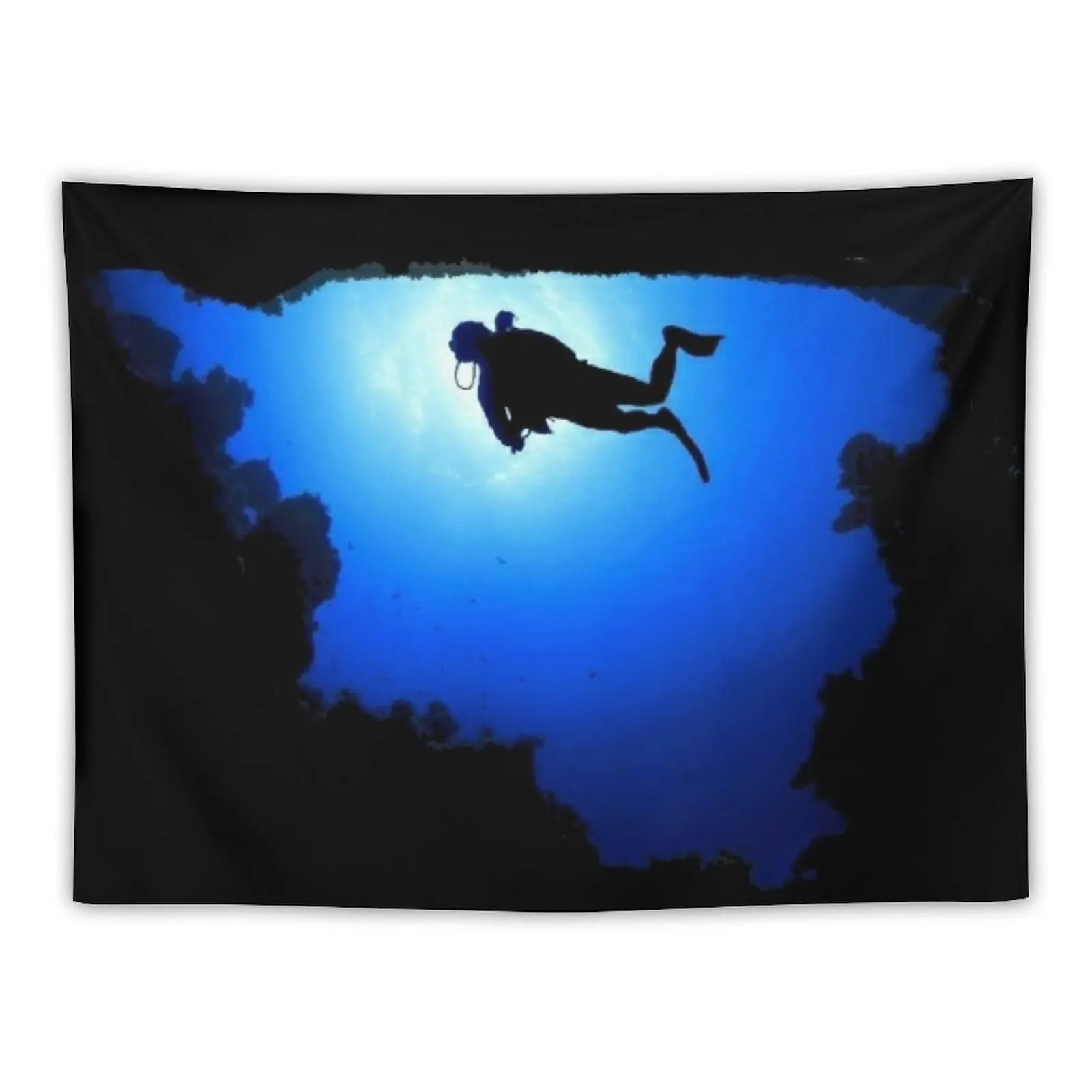 

New Scuba Deep Diving Tapestry Wall Decor Home Decorations Aesthetic