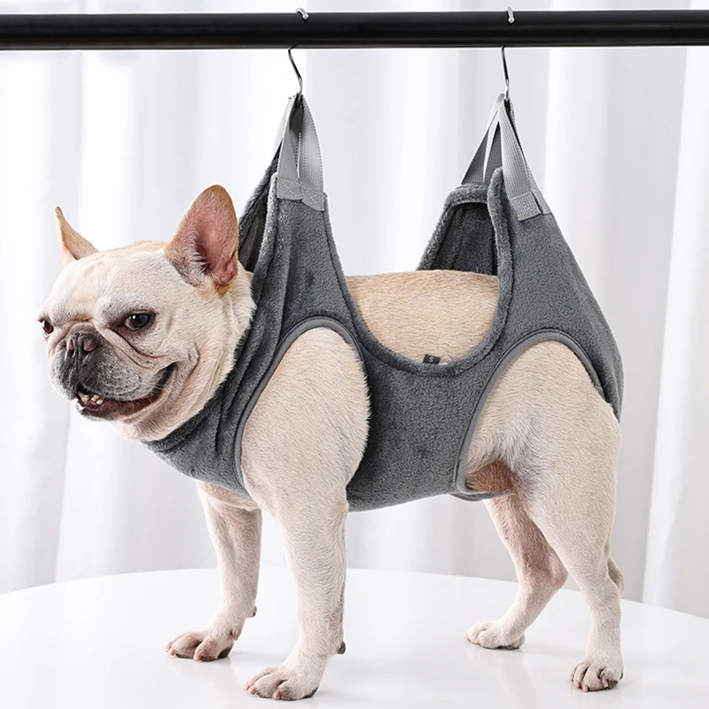 Pet Grooming Hammock Harness Small Dog Hammock Helper Restraint Bag Cat Grooming Sling Holder For Ear/Eye Care Nail Trimming
