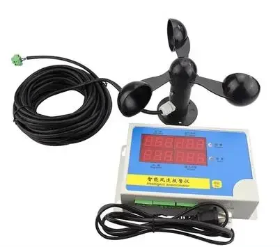 Tower Crane Anemometer Wind Speed Sensor Measurement Meter Alarm