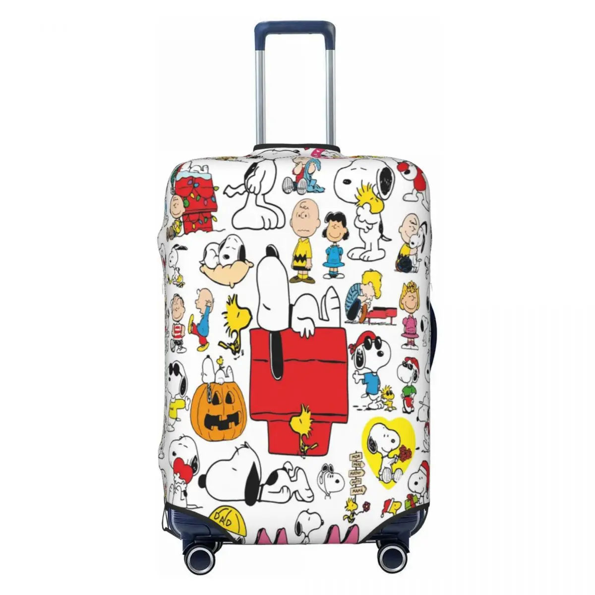 

Comics Snoopy Collage Suitcase Cover Washable Cartoon Luggage Protective Covers for 18-32 inch