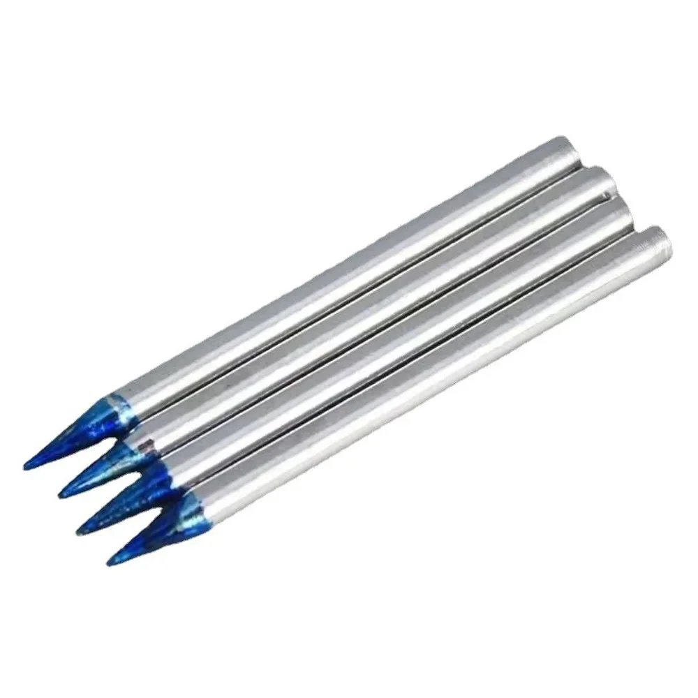 Substituição Azul Apontou Ferro de Solda Pontas, Calor Externo, DIY Welding Tool Acessórios, 30 W, 40 W, 60W, 1Pc