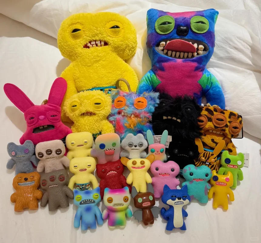 

Genuine Fuggler Cute Tooth Monster Series Blind Box Handheld Keychain Pendant Ugly Cute Trendy Toy Ornament Can Be Collected