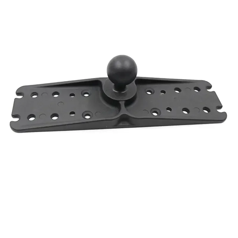 Adaptador de bola de electrónica marina grande con bola de 1,5" con placa rectangular de 11" x 3" para Lowrance