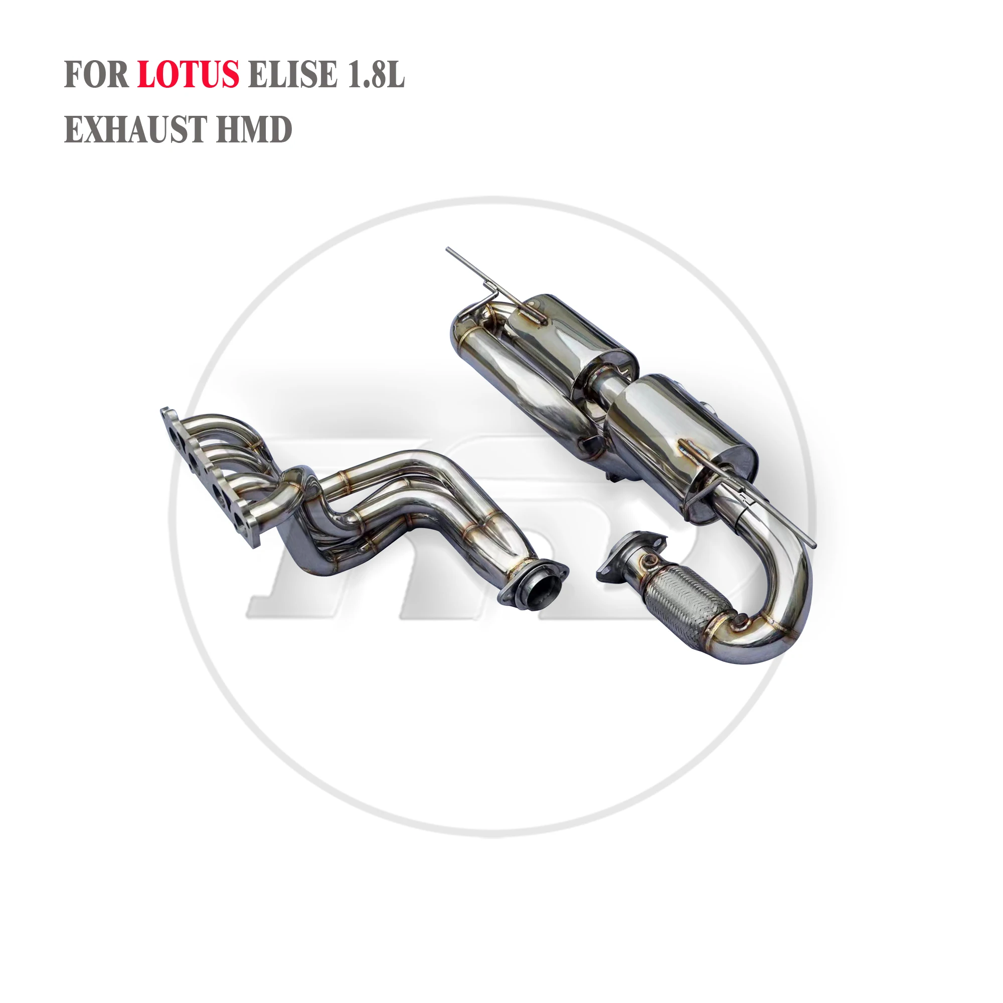 HMD Exhaust System Performance Catback for Lotus Elise 1.8L 2ZZ Headers Stainless Steel Engine Muffler Without Valve Catless