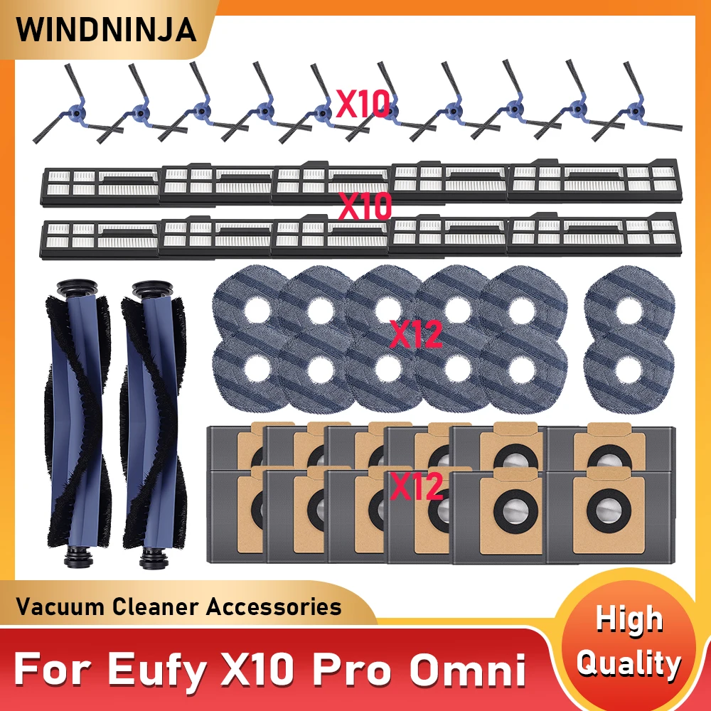 Replacement Parts Kit for Eufy X10 Pro Omni Robot Vacuum