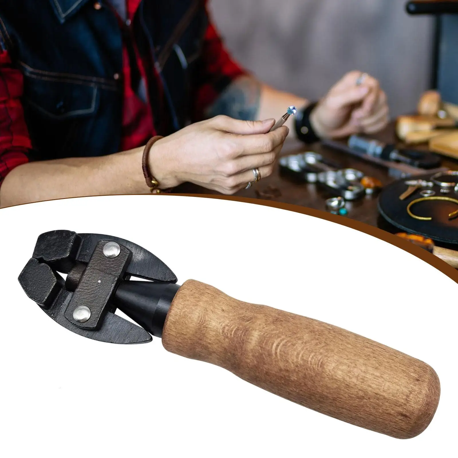 Hand Vise DIY Tool Hardware High Carbon Steel Handy Metal Forming Tool Sturdy