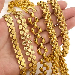 1meter Stainless Steel Large Chains For Jewelry Making Thick DIY Necklace Bracelet Jewelry Handmade Chains Finding Accessories