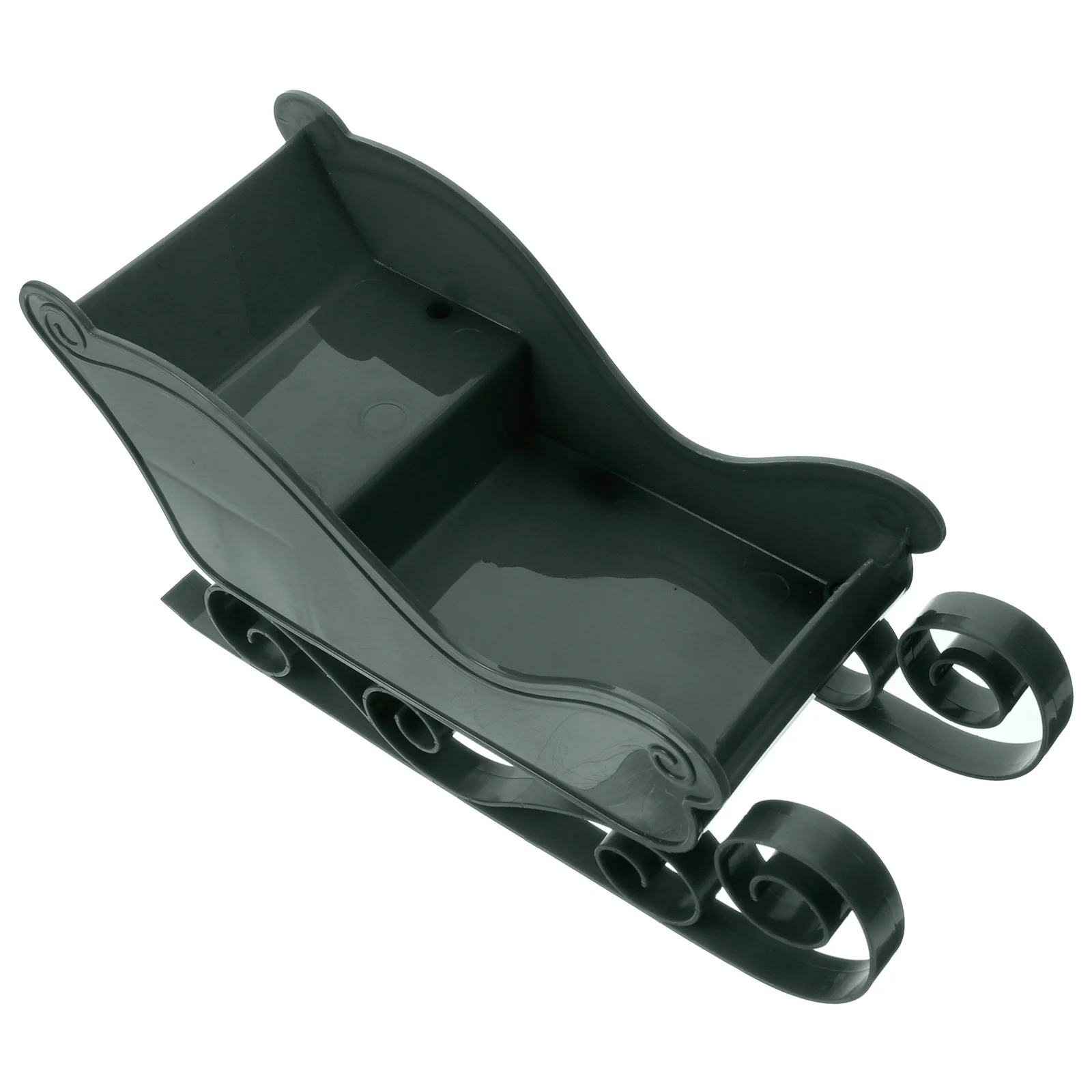 

Plastic Classic Christmas Sleigh Ornament Miniature Sled Decoration Christmas Tree Hanging Charm Xmas Party Decor