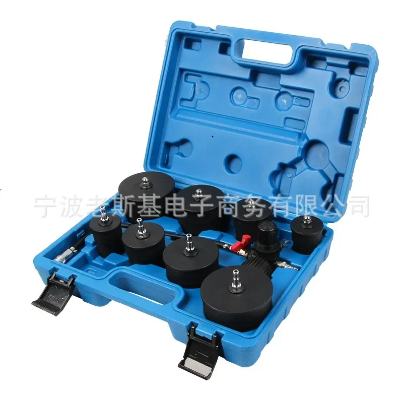 

9-комплект для тестирования турбосистемы Тестер утечки турбосистемы Турбокомпрессор Комплект для тестирования утечек давления воздуха с манометром Teste