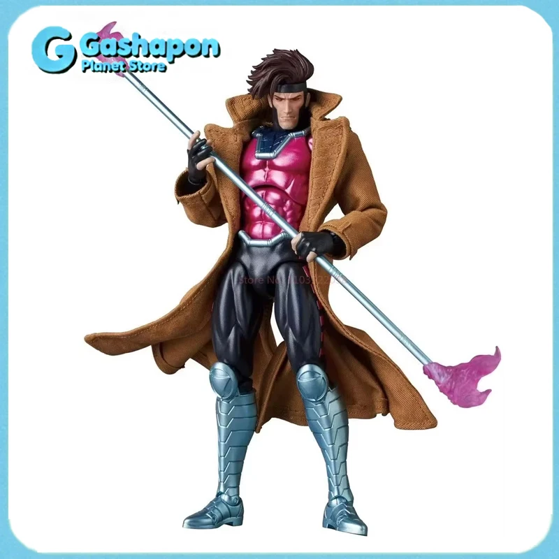 Gambit Comics Mafex131 bewegliche Actionfigur zum Sammeln, beweglicher Manga-Modellbausatz für X-Men-Fans, Geburtstagsgeschenk