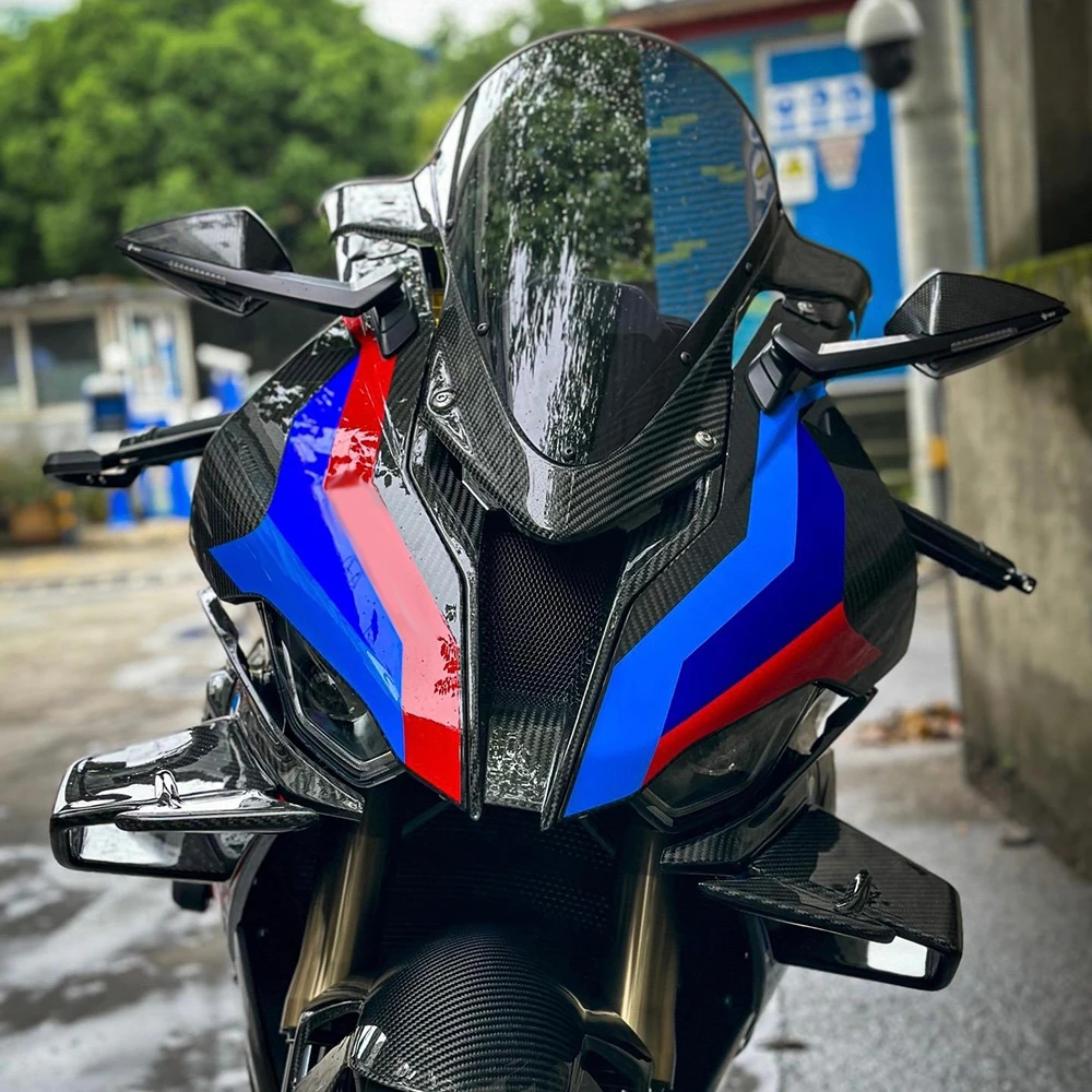 Motorcycle accessories For BMW S1000RR 2019 2020 2021 2022 2023 Carbon fiber screen Windshield WindScreen Wind Spoiler Cover