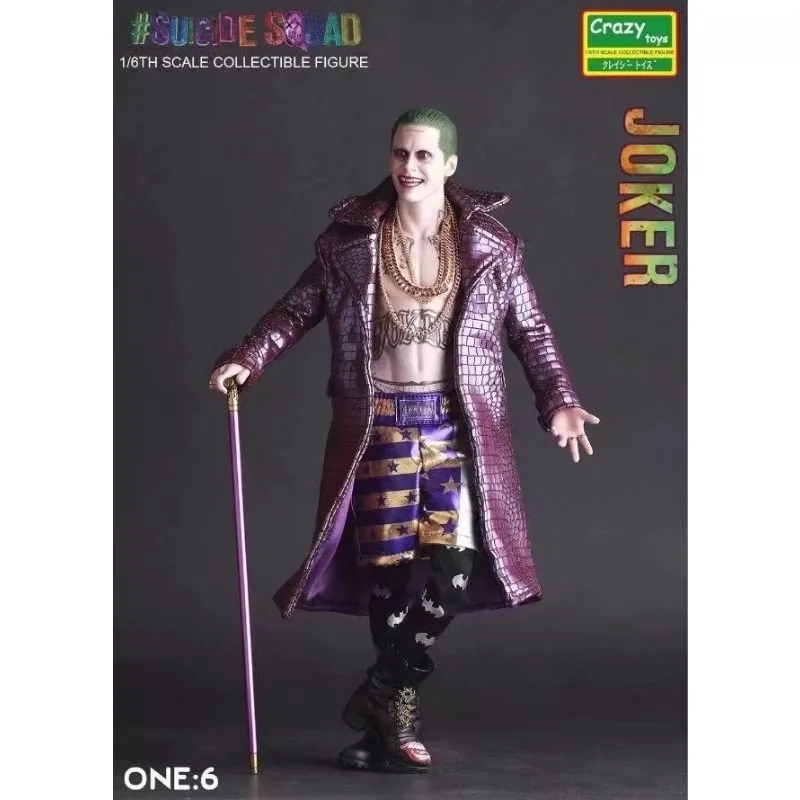 Hot Toys Marvel legend DC Anime suicide squad X Task Force cloth gown 12inch Joker Movable Action Figure Model Toy Figures gifts