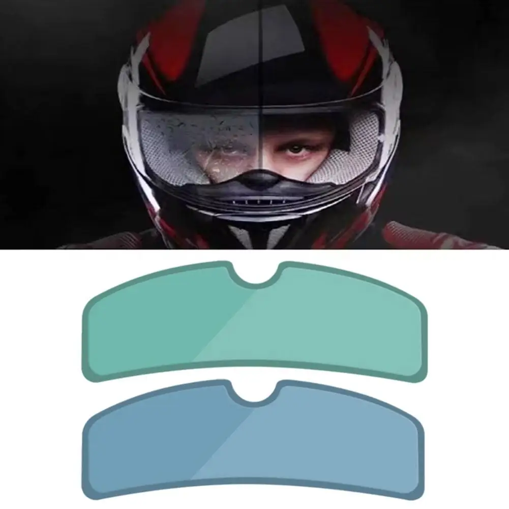 

Универсальный мотоциклетный шлем, прозрачная патч-пленка, защита от запотевания и дождя, прочная защитная нано-фотопленка для мотоцикла, 1 комплект