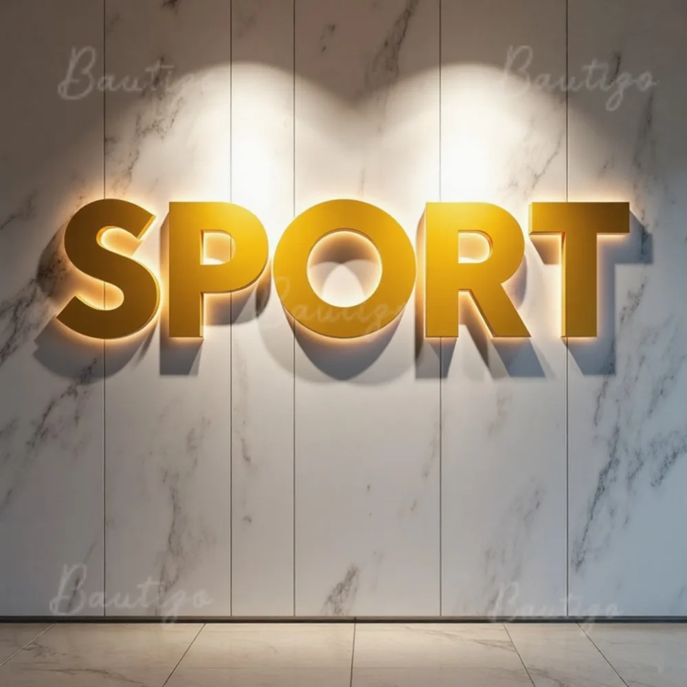 

Custom 3D LED Metal Letters Sign for Business Storefront Outdoor Waterproof Illuminated Backlit Light Up Advertising Signage