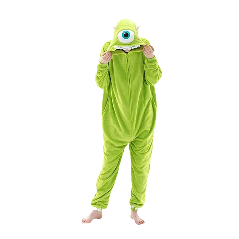 Pokemon Onesies Cartoon Cosplay Costume Women Pajamas Flannel Animal One-Piece Full Body Pijama Anime Halloween Christmas Gift