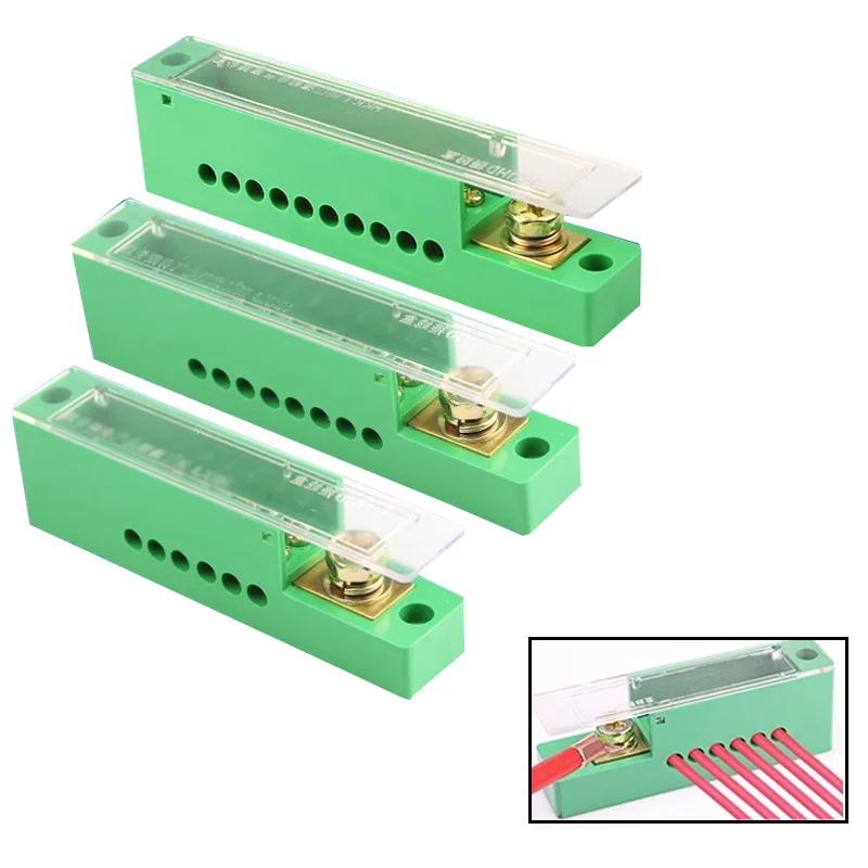 

New Unipolar Splitter Junction Box Retardant Metering Cabinet Wire Terminal Block Retardant Flame Retar Electrical Accessories