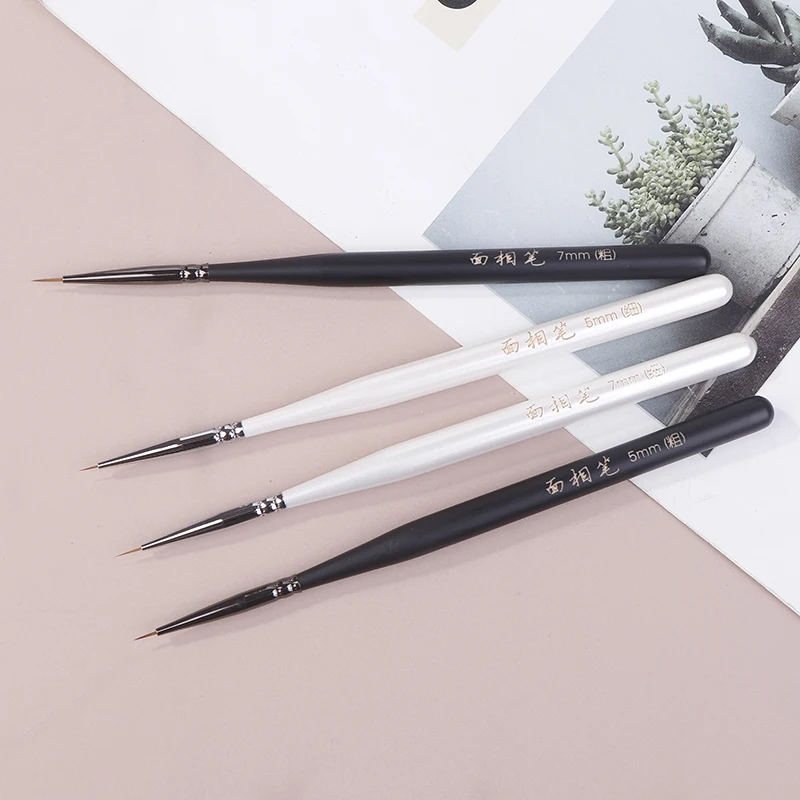 1pcs Super Fine Modeling Brush Contour Brush Doll Face Makeup Dot Line Brush Painting Brush Modeling Detail Clay Tools