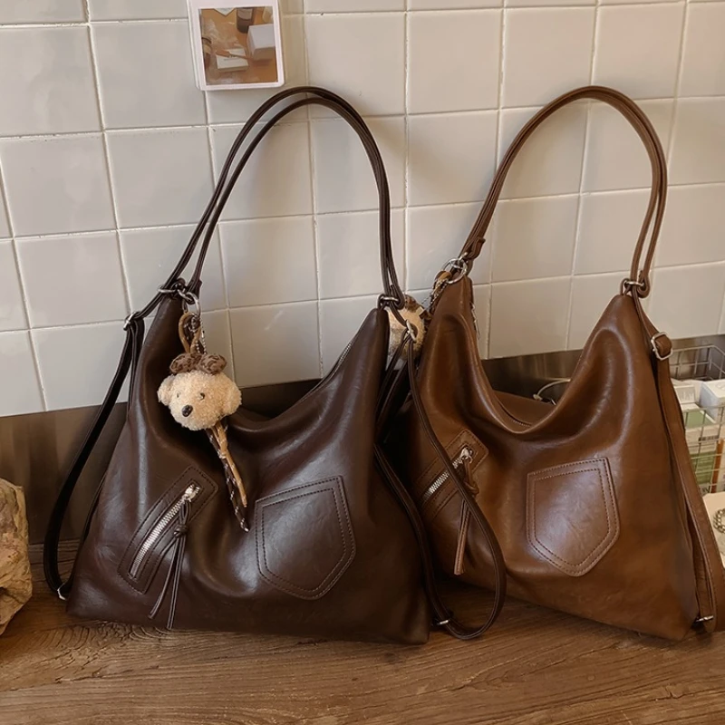 

Elegant Handbags For Ladies Leather Crossbody Bag, Famous Designer Shoulder Messenger Popular Classic And Water-Resistant