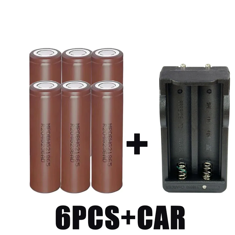 100% original brand new HG2 18650 3200mah battery 3.7v discharge 20a dedicated to HG2 rechargeable battery+charger