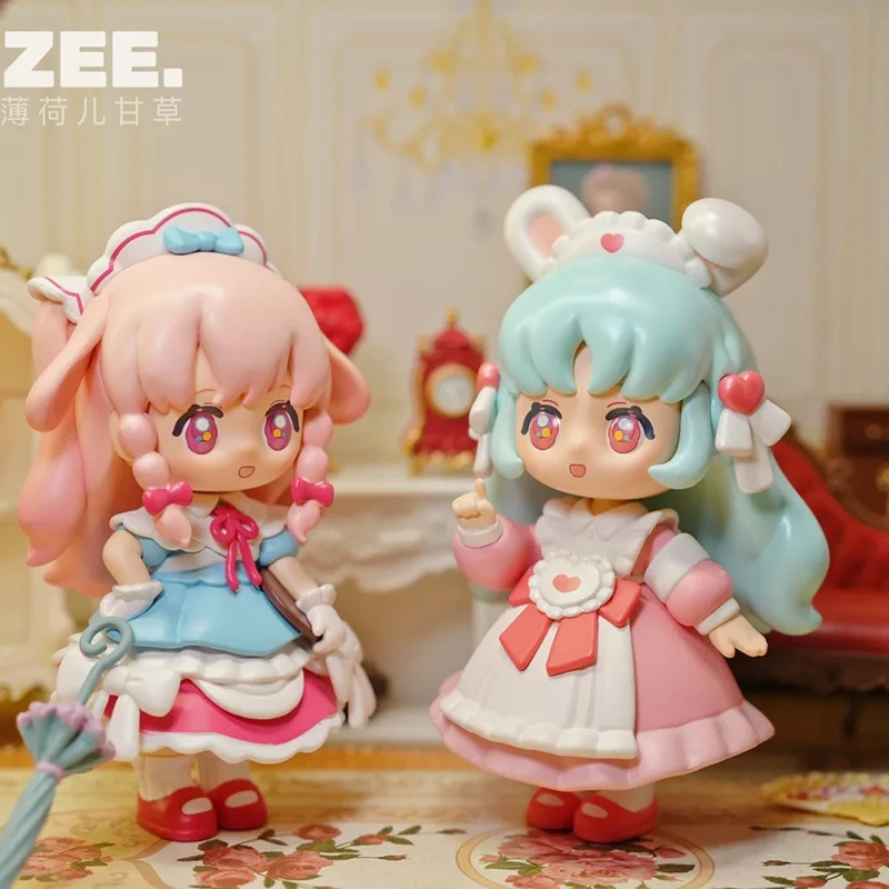 Ninizee Pink Love Island Cherry Blossom Series Blind Box Guess Bag Mystery Box Toy Doll Cute Anime Characters Send Friends Gifts